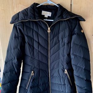 Michael Kors long puffy jacket size small